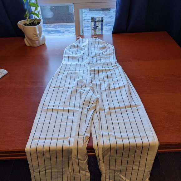 Dynamite - Pinstripe Halter neck Jumpsuit - Picture 9 of 10